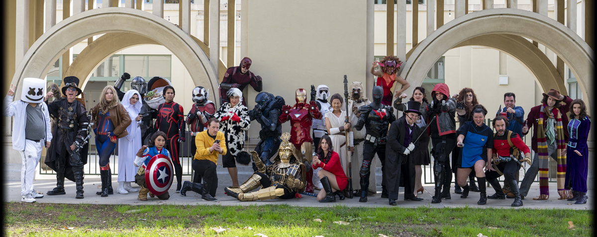 Sci Fi Co members at Balboa Park